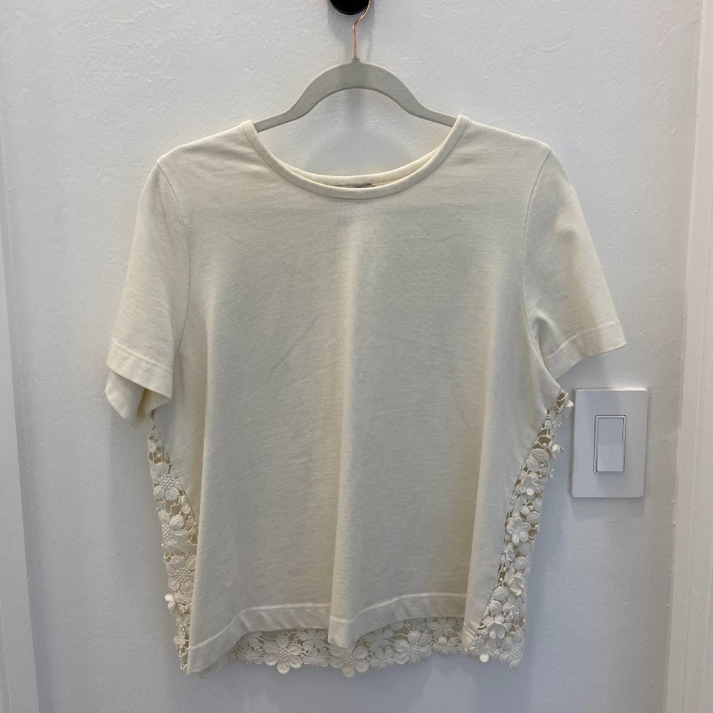 Sea New York Light Cream Floral Top